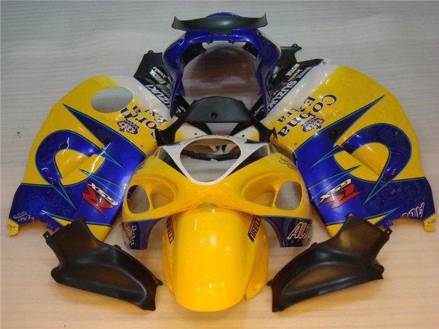 Suzuki GSXR 1300 Hayabusa 1996-2007 Verkleidungen - Gelb Blau