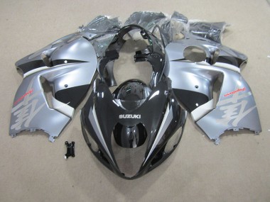 Suzuki GSXR 1300 Hayabusa 1996-2007 Verkleidungen - Schwarz Silber