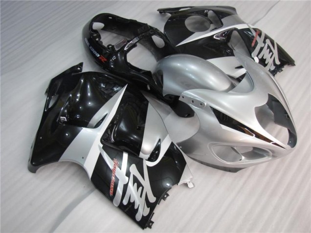 Suzuki GSXR 1300 Hayabusa 1996-2007 Verkleidungen - Silber Schwarz Suzuki GSXR 1300 Hayabusa 1996-2007 Verkleidungen - Silber Schwarz