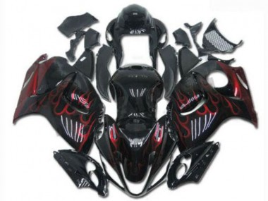 Suzuki GSXR 1300 Hayabusa 2008-2019 Verkleidung - Schwarz Rot