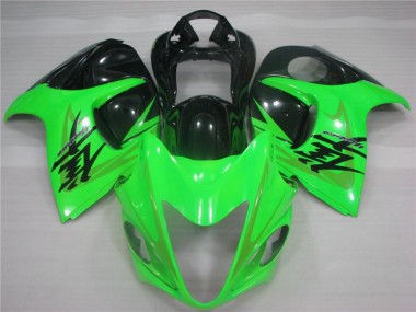 Suzuki GSXR 1300 Hayabusa 2008-2019 Verkleidungen - Grün Schwarz