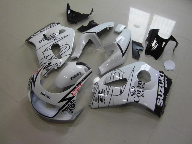 Suzuki GSXR 600 1996-2000 Verkleidungen - Weiß Corona