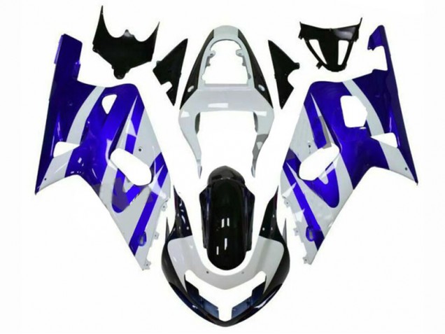 Suzuki GSXR 600 / 750 K1 K2 K3 2001-2003 Verkleidungen - Blau Weiß