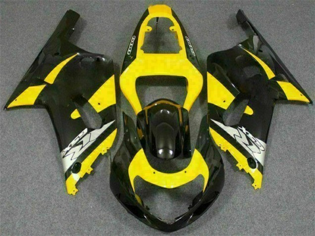 Suzuki GSXR 600 / 750 K1 K2 K3 2001-2003 Verkleidungen - Gelb Schwarz