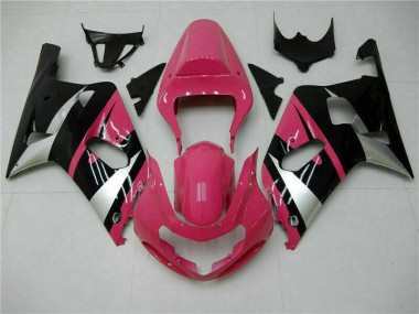 Suzuki GSXR 600 / 750 K1 K2 K3 2001-2003 Verkleidungen - Rosa Schwarz