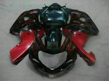 Suzuki GSXR 600 / 750 K1 K2 K3 2001-2003 Verkleidungen - Schwarz Rot