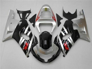 Suzuki GSXR 600 / 750 K1 K2 K3 2001-2003 Verkleidungen - Silber