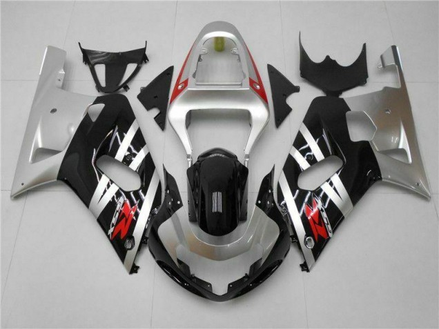 Suzuki GSXR 600 / 750 K1 K2 K3 2001-2003 Verkleidungen - Silber