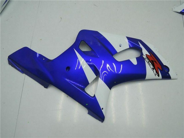 Suzuki GSXR 600 / 750 K1 K2 K3 2001-2003 Verkleidungen - Weiß Blau