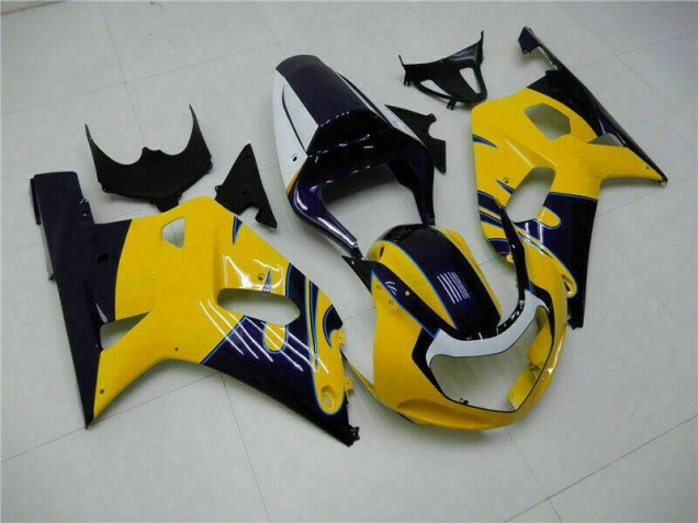 Suzuki GSXR 600 / 750 K1 K2 K3 2001-2003 Vollverkleidung - Gelb