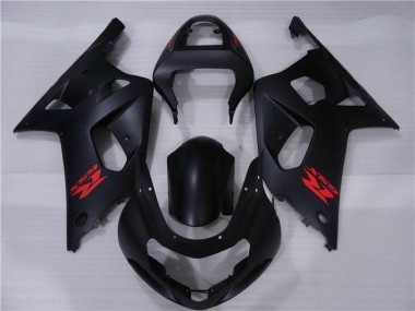 Suzuki GSXR 600 / 750 K1 K2 K3 2001-2003 Vollverkleidung - Schwarz