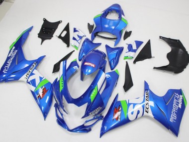 Suzuki GSXR 600 / 750 K11 2011-2024 Verkleidungen - Blau Weiß Grün
