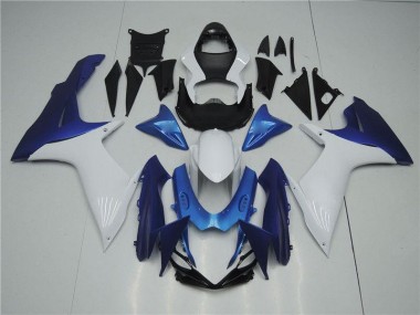 Suzuki GSXR 600 / 750 K11 2011-2024 Verkleidungen - Weiß Blau