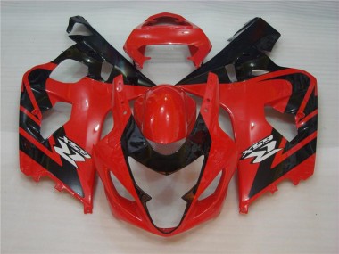 Suzuki GSXR 600 / 750 K4 2004-2005 Verkleidung - Rot Schwarz