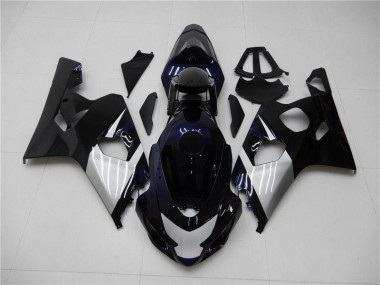 Suzuki GSXR 600 / 750 K4 2004-2005 Verkleidungen - Blau Silber