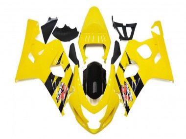 Suzuki GSXR 600 / 750 K4 2004-2005 Verkleidungen - Gelb Schwarz