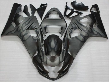 Suzuki GSXR 600 / 750 K4 2004-2005 Verkleidungen - Schwarz Grau