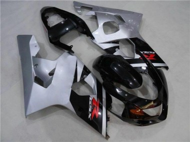 Suzuki GSXR 600 / 750 K4 2004-2005 Verkleidungen - Schwarz Silber