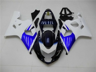 Suzuki GSXR 600 / 750 K4 2004-2005 Verkleidungen - Weiß Blau