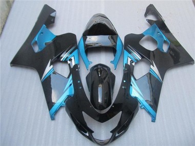 Suzuki GSXR 600 / 750 K4 2004-2005 Vollverkleidung - Blau Schwarz
