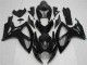 Suzuki GSXR 600 / 750 K6 2006-2007 Motorrad Verkleidung - Schwarz