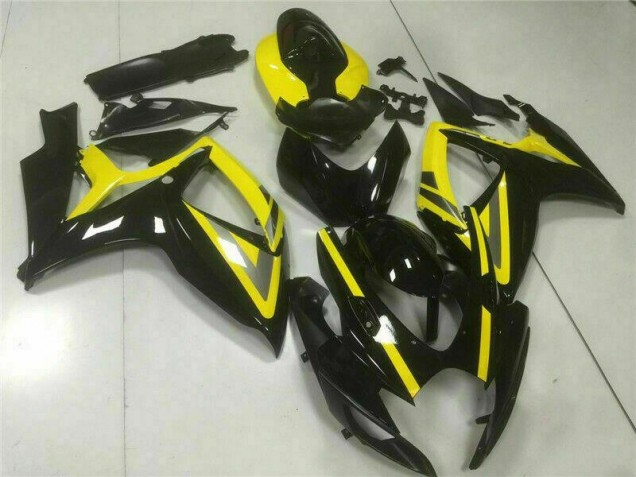 Suzuki GSXR 600 / 750 K6 2006-2007 Motorrad Vollverkleidung - Schwarz