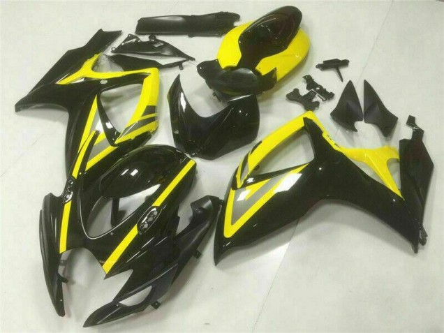 Suzuki GSXR 600 / 750 K6 2006-2007 Motorrad Vollverkleidung - Schwarz