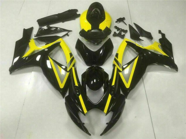 Suzuki GSXR 600 / 750 K6 2006-2007 Motorrad Vollverkleidung - Schwarz