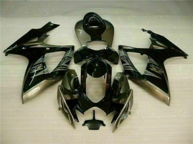 Suzuki GSXR 600 / 750 K6 2006-2007 Verkleidung - Schwarz Grau
