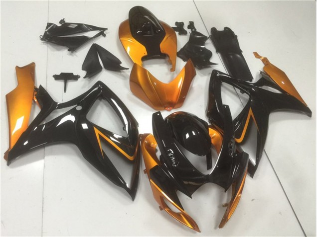 Suzuki GSXR 600 / 750 K6 2006-2007 Verkleidung - Schwarz Orange Suzuki GSXR 600 / 750 K6 2006-2007 Verkleidung - Schwarz Orange