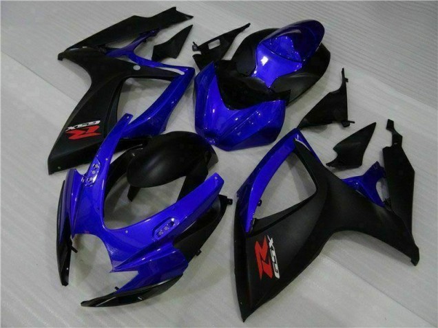 Suzuki GSXR 600 / 750 K6 2006-2007 Verkleidungen - Blau Schwarz