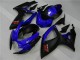Suzuki GSXR 600 / 750 K6 2006-2007 Verkleidungen - Blau Schwarz