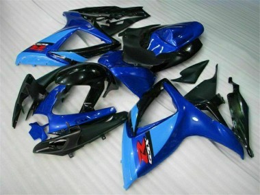 Suzuki GSXR 600 / 750 K6 2006-2007 Verkleidungen Komplett Sets - Blau