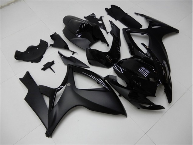 Suzuki GSXR 600 / 750 K6 2006-2007 Verkleidungen - Matt Schwarz