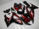 Suzuki GSXR 600 / 750 K6 2006-2007 Verkleidungen & Plastik - Rot Schwarz