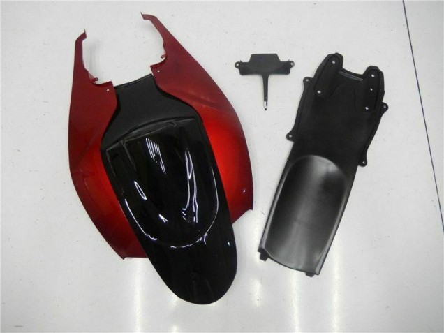 Suzuki GSXR 600 / 750 K6 2006-2007 Verkleidungen & Plastik - Rot Schwarz