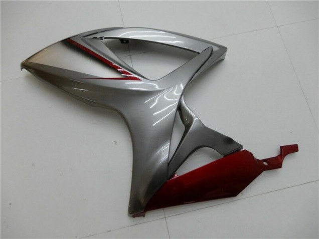 Suzuki GSXR 600 / 750 K6 2006-2007 Verkleidungen - Rot Silber