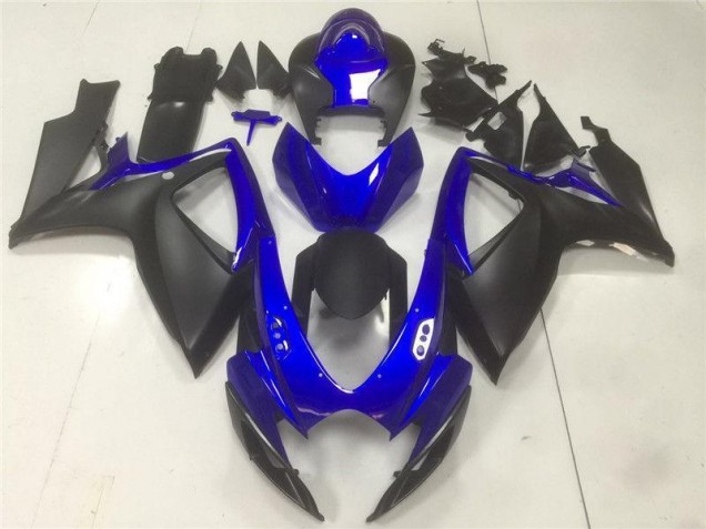 Suzuki GSXR 600 / 750 K6 2006-2007 Verkleidungen - Schwarz Blau