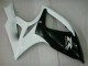 Suzuki GSXR 600 / 750 K6 2006-2007 Verkleidungen - Schwarz Weiß
