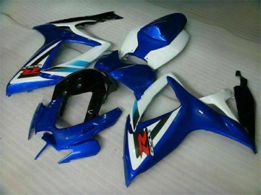 Suzuki GSXR 600 / 750 K6 2006-2007 Vollverkleidung - Blau Weiß