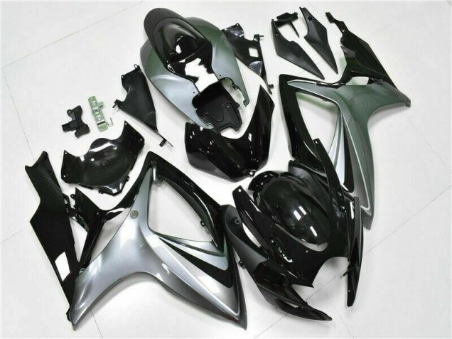 Suzuki GSXR 600 / 750 K6 2006-2007 Vollverkleidung - Schwarz