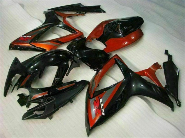 Suzuki GSXR 600 / 750 K6 2006-2007 Vollverkleidung - Schwarz Rot