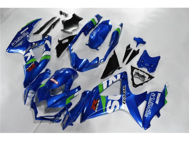 Suzuki GSXR 600 / 750 K8 2008-2010 Verkleidungen - Blau Weiß Grün
