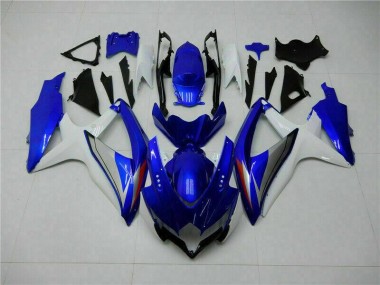 Suzuki GSXR 600 / 750 K8 2008-2010 Verkleidungen - Blau Weiß