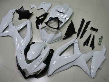 Suzuki GSXR 600 / 750 K8 2008-2010 Verkleidungen - Glänzend Weiß