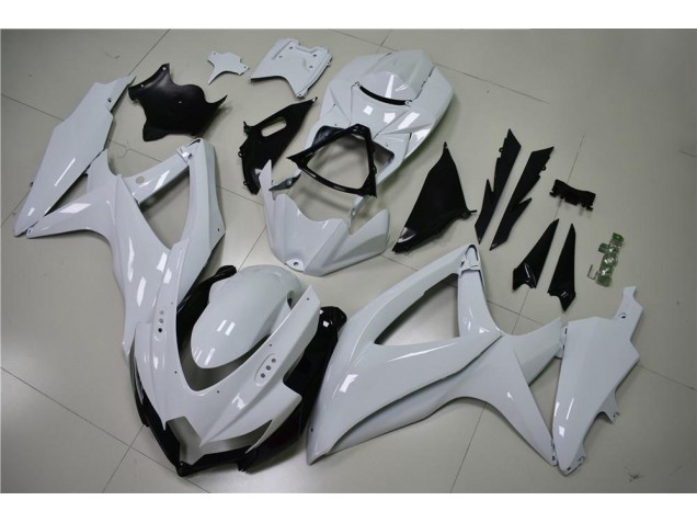 Suzuki GSXR 600 / 750 K8 2008-2010 Verkleidungen - Glänzend Weiß
