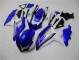 Suzuki GSXR 600 / 750 K8 2008-2010 Verkleidungen Komplett Sets - Blau Weiß
