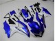 Suzuki GSXR 600 / 750 K8 2008-2010 Verkleidungen Komplett Sets - Blau Weiß
