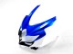 Suzuki GSXR 600 / 750 K8 2008-2010 Verkleidungen & Plastik - Blau Weiß