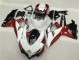 Suzuki GSXR 600 / 750 K8 2008-2010 Verkleidungen - Weiß Rot Schwarz